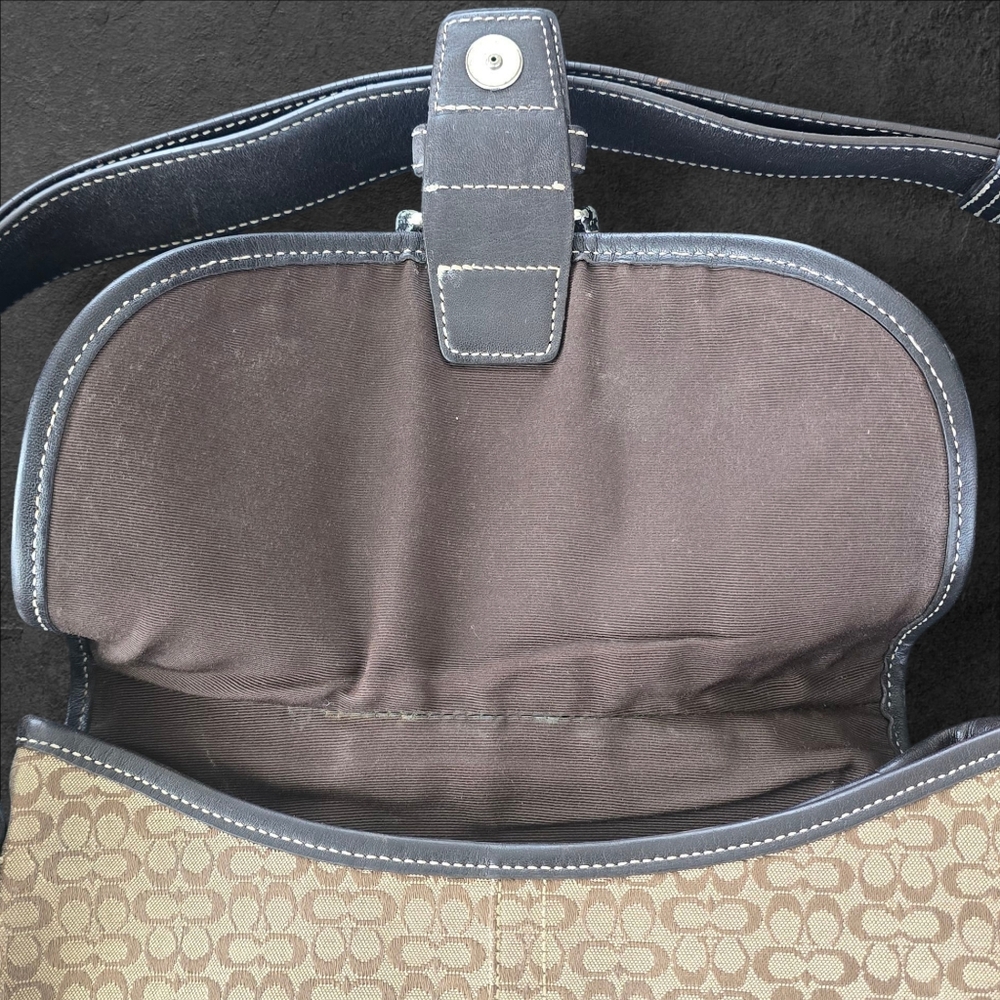 Coach Soho Signature Logo Shoulder Bag Crossbody Vintage Y2K ☆ - Picture 3 of 16